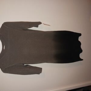 Elegant Ombre Sweater Dress